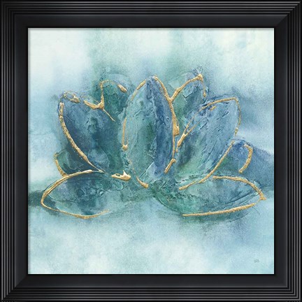 Framed Buddha Lotus Print