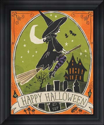 Framed Stay Creepy VII Print