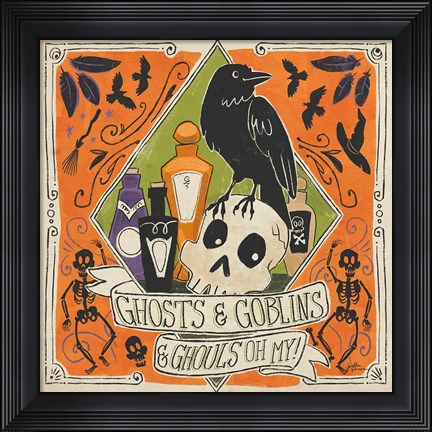 Framed Stay Creepy IV Print