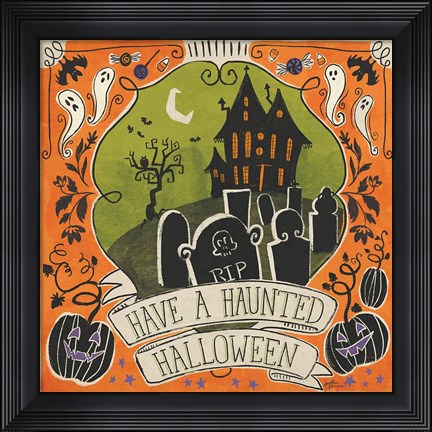 Framed Stay Creepy III Print