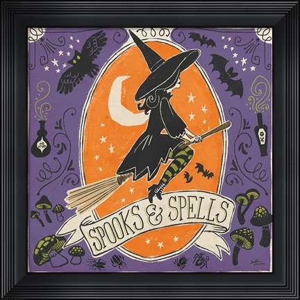 Framed Stay Creepy II Print