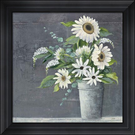 Framed Late Summer Bouquet II Print