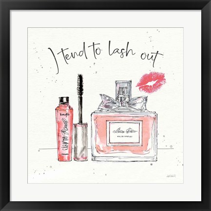 Framed Chic Accents V Print