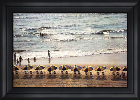 Framed Day at the Beach Print
