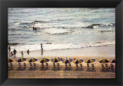 Framed Day at the Beach Print