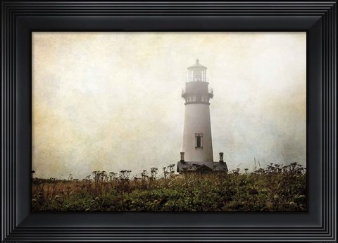 Framed Lonely Lighthouse II Print