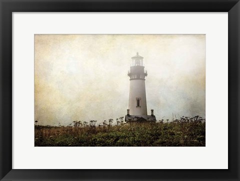 Framed Lonely Lighthouse II Print