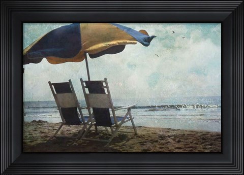 Framed Sea For Two Print