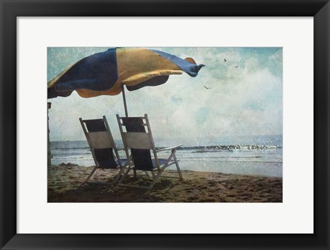 Framed Sea For Two Print