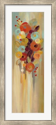 Framed Tall Autumn Flowers II Print