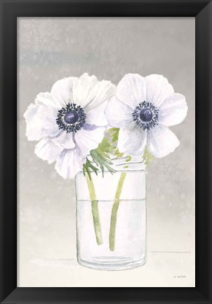 Framed Tranquil Blossoms I Print