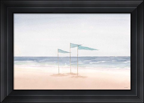 Framed Salento Coast I Print