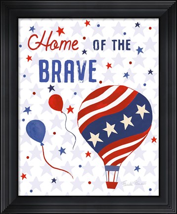Framed America The Beautiful V Print
