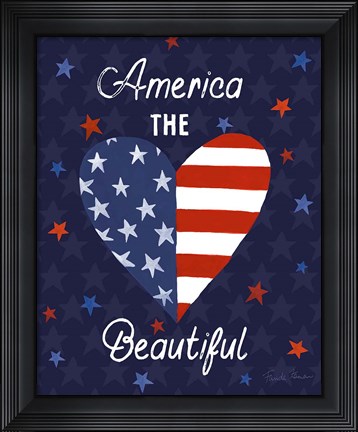 Framed America The Beautiful VI Print