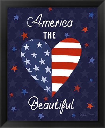 Framed America The Beautiful VI Print