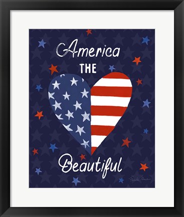 Framed America The Beautiful VI Print