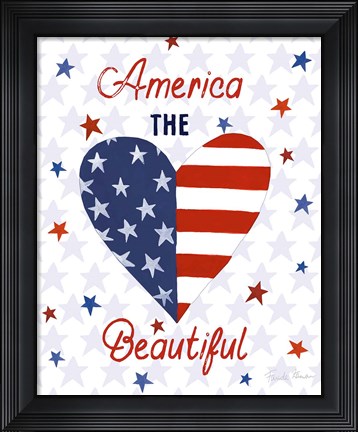 Framed America The Beautiful II Print
