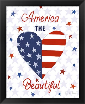 Framed America The Beautiful II Print