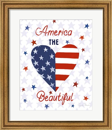 Framed America The Beautiful II Print