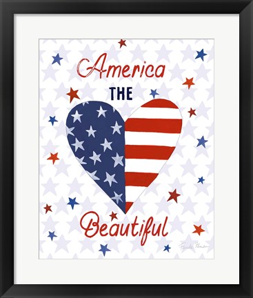 Framed America The Beautiful II Print