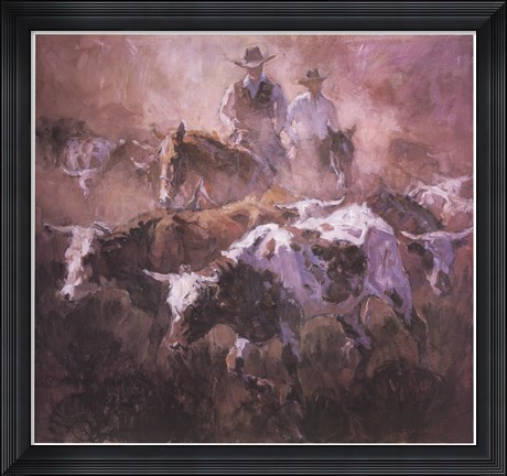 Framed Rising Sun n' Dust Print