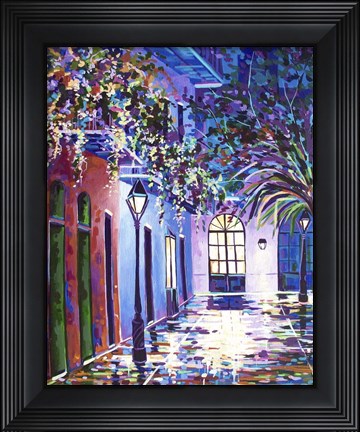 Framed New Orleans Alley Royal St Print