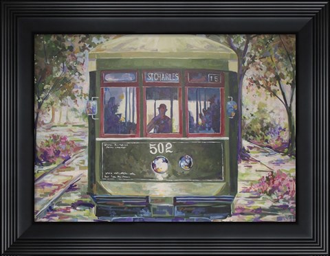 Framed New Orleans Streetcar Print
