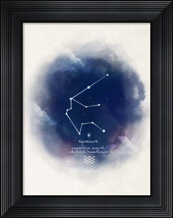 Framed Aquarius Print