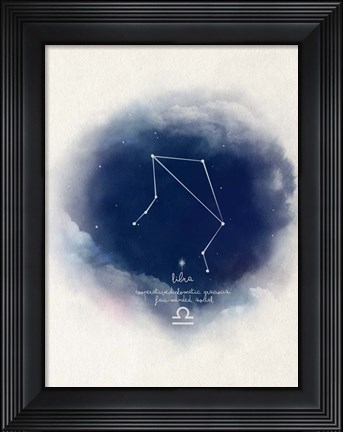 Framed Libra Print