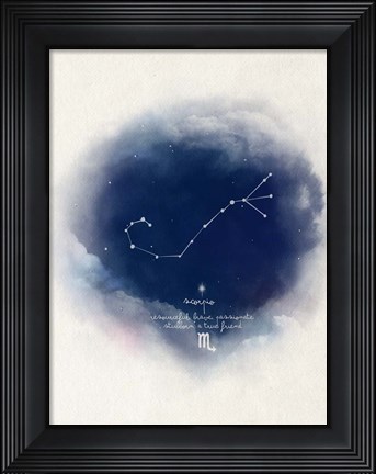Framed Scorpio Print