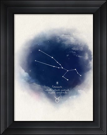 Framed Taurus Print
