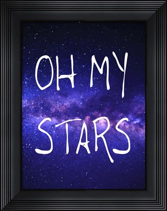 Framed Oh my Stars 2 Print