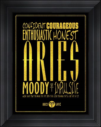 Framed Aries Print