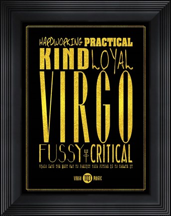 Framed Virgo Print