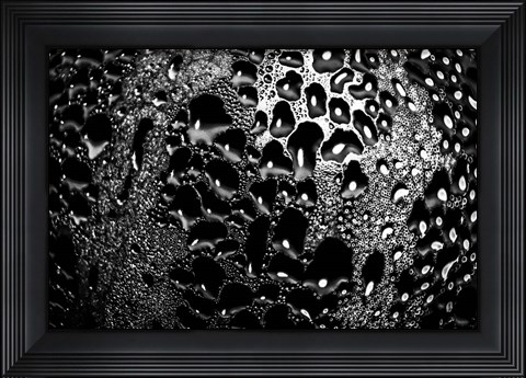 Framed Abstract Droplets 15 Print