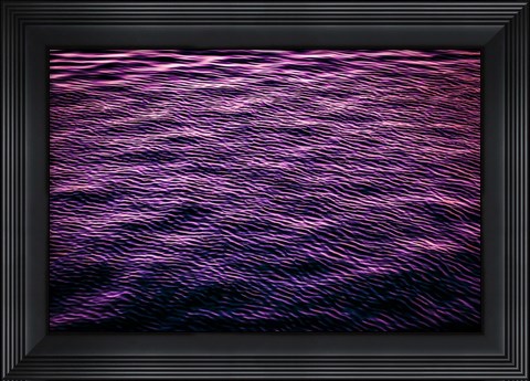 Framed Painted on Water 04 Print