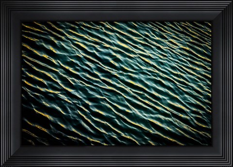 Framed Painted on Water 07 Print
