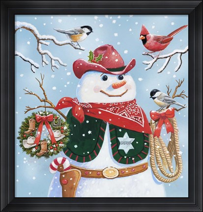 Framed Howdy Pardner Print
