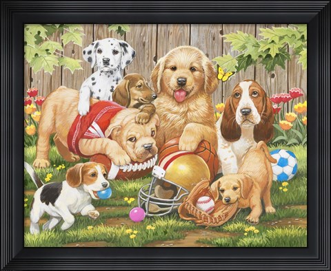 Framed We&#39;re Ready Coach Print