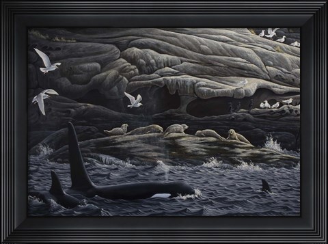 Framed Gabriola Island Gathering Print