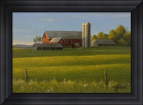 Framed Lancaster County Farm Print