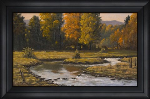 Framed Pasture Run Print