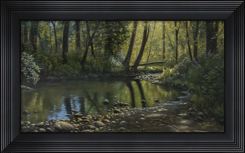 Framed Woodland Creek Print