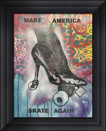 Framed Make America Skate Again Print