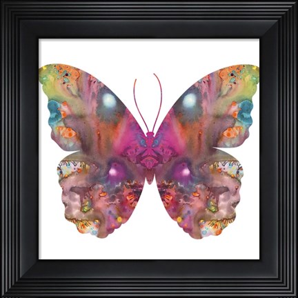 Framed Abstract I Butterfly Print