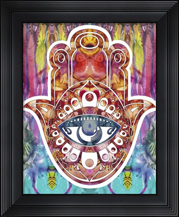 Framed Hamsa Print