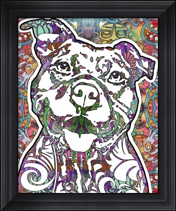 Framed Happy Pit Print