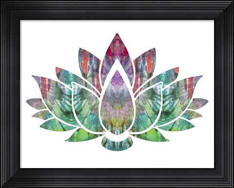 Framed Lotus Print