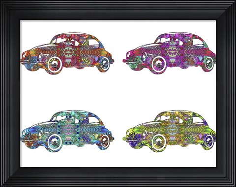Framed 4 Vw&#39;s Print