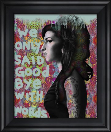 Framed Amy Working Print